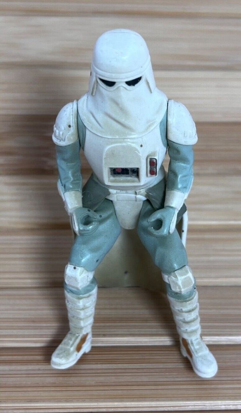 Vintage Star Wars Kenner Deluxe Snow Trooper Action Figure Rare Toy Collectible